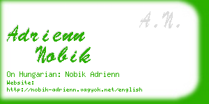 adrienn nobik business card